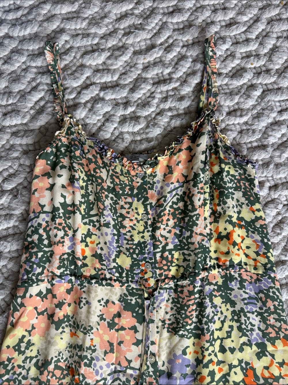 Rails Adayln Ruffle Gardenia Midi Dress - Picture 5 of 9